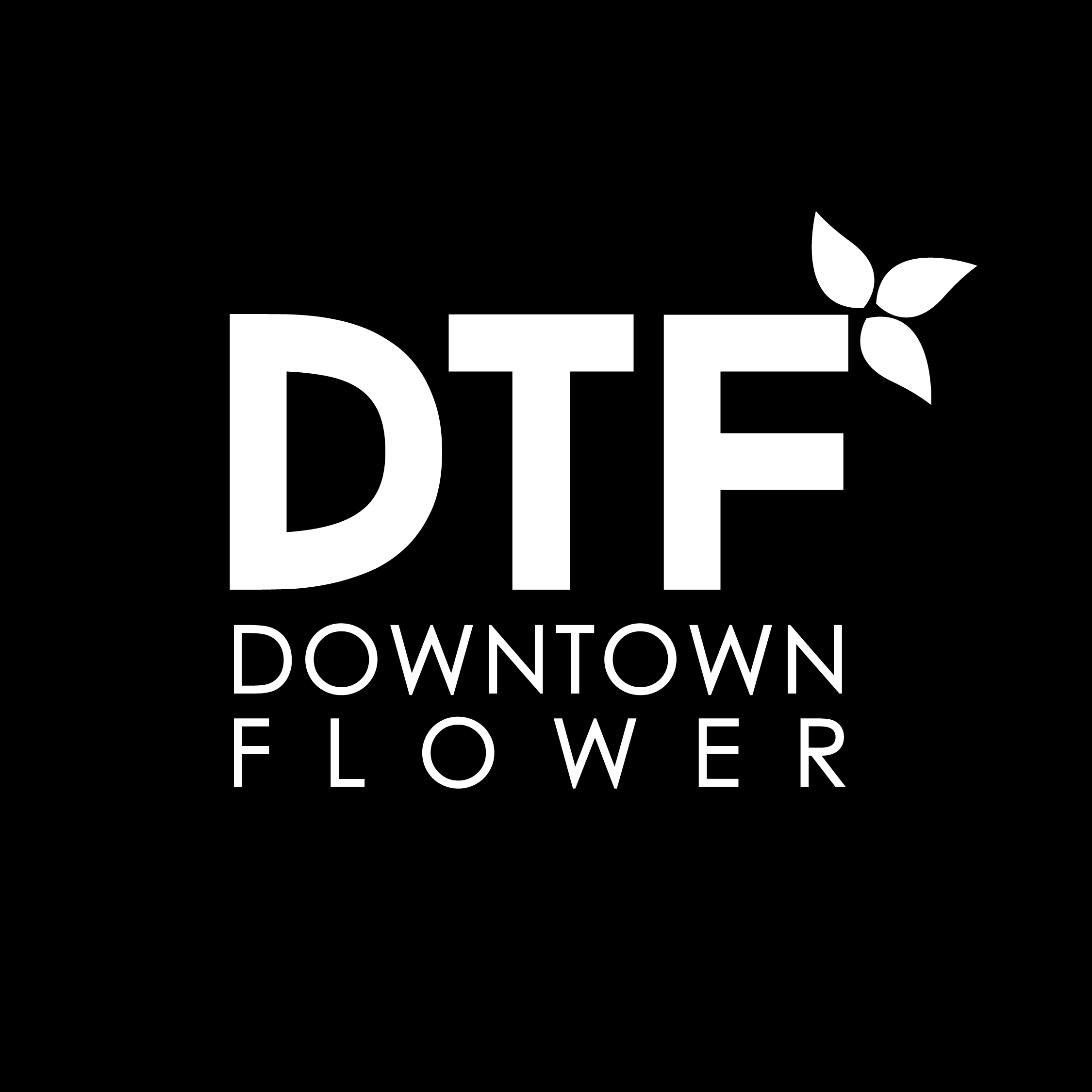 DTF - Downtown Flower logo